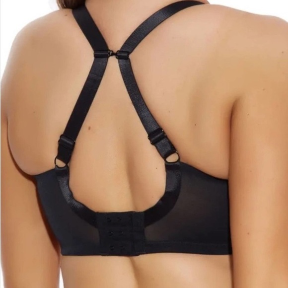 Elomi NWT Energise Black Sports Bra size 40DD Extra Support Sportsbra Plus Size - Picture 8 of 16